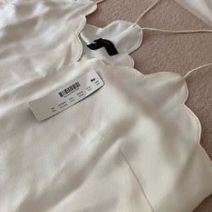 JCrew Scalloped Cami